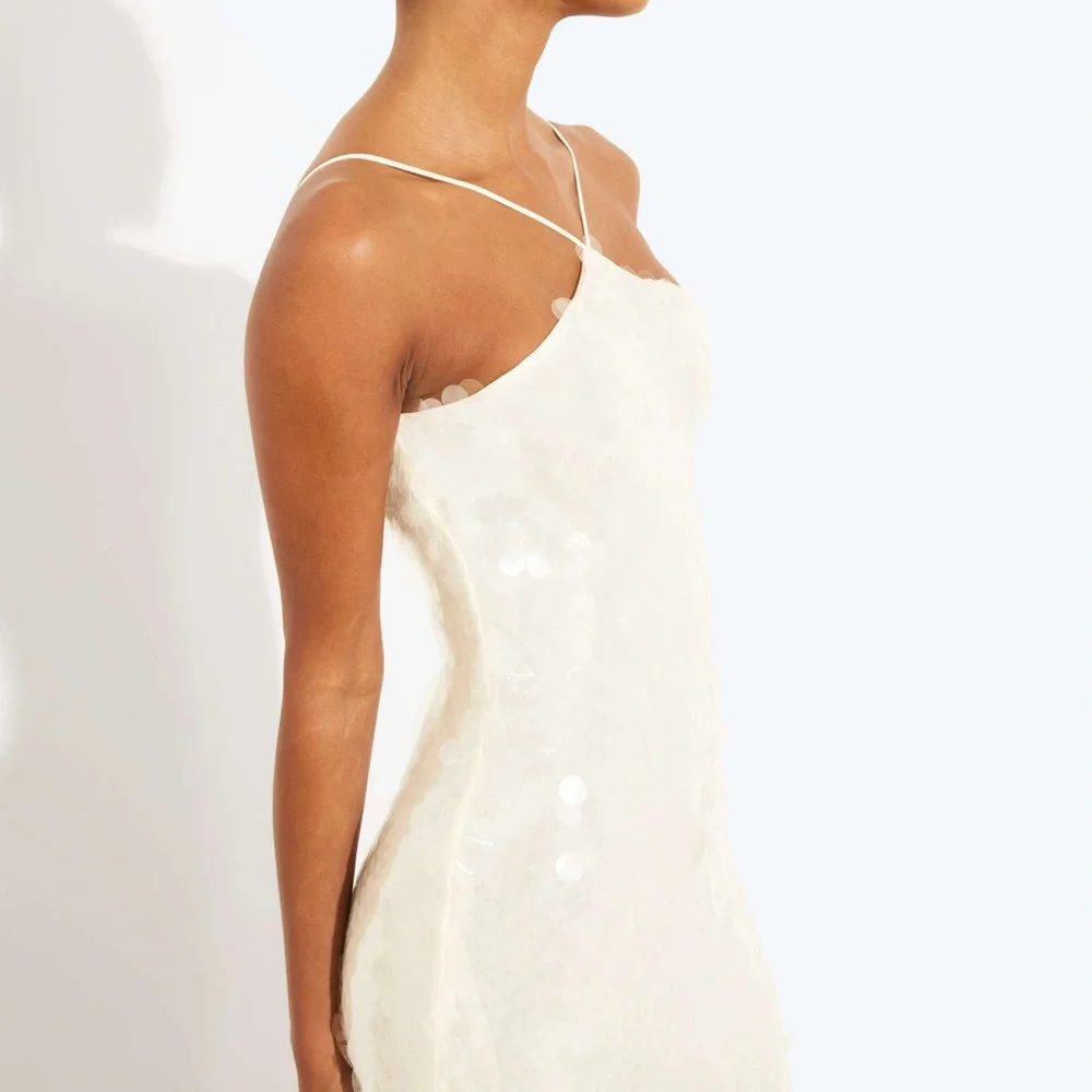 Rat & Boa One Shoulder White Dress - Picture 4 of 5